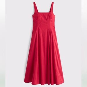 NWT Abercrombie & Fitch Mila Stretch Midi Dress | MP